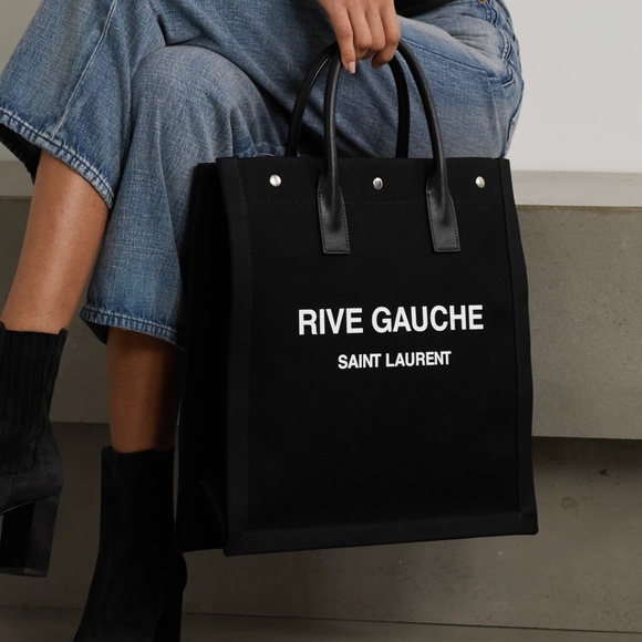 Saint Laurent Men's Rive Gauche North/South Tote Bag